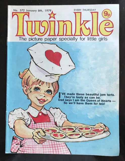Twinkle Comic 6 Jan 1979 With Dress Twinkle Page, Puzzles Not Done. Excellent