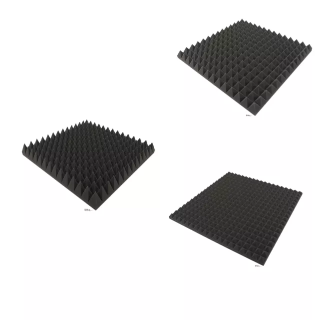 Musterpaket, Acoustique Pyramides Mousse Isolation, ca50 X 50 x 3cm, 5cm, 7cm