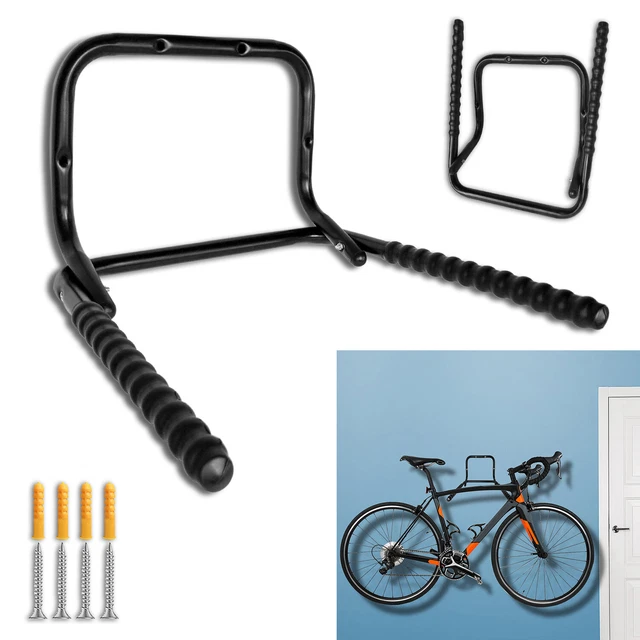 Support Mural Vélo Pliable – Distance Et Angle Réglables (360°), Charge 50 Kg, Pour Garage Ou Maison