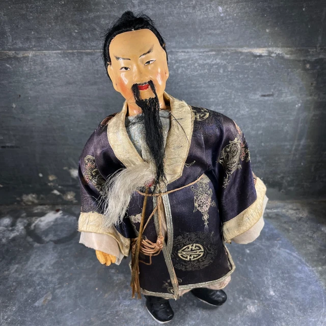 Ancienne Poupée En Porcelaine – 25 Cm, Origine Inconnue (Chine, Tibet, Inde ?), Jumeau Gege ?