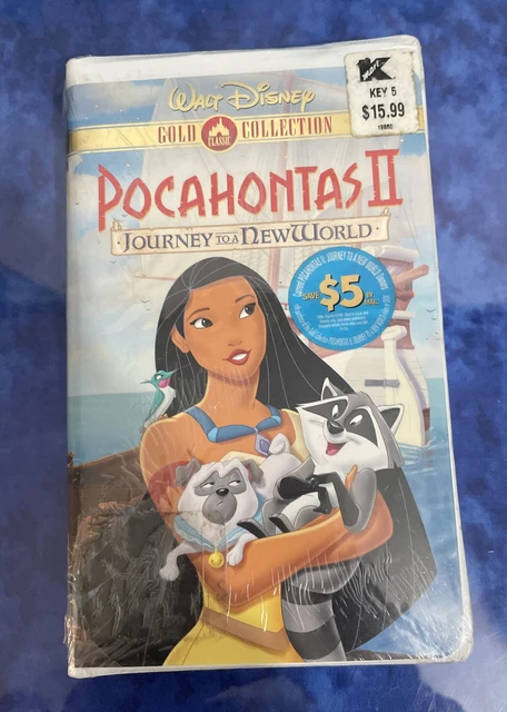 Pocahontas II Journey To A New World VHS Movie Walt Disney Gold Clamshell SEALED