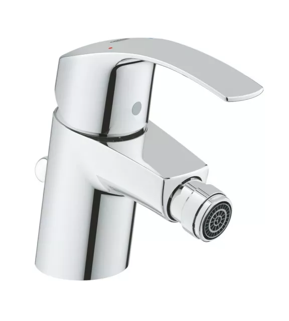 Rubinetto Miscelatore Bidet Grohe Eurosmart 32929002 Cromato Con Piletta