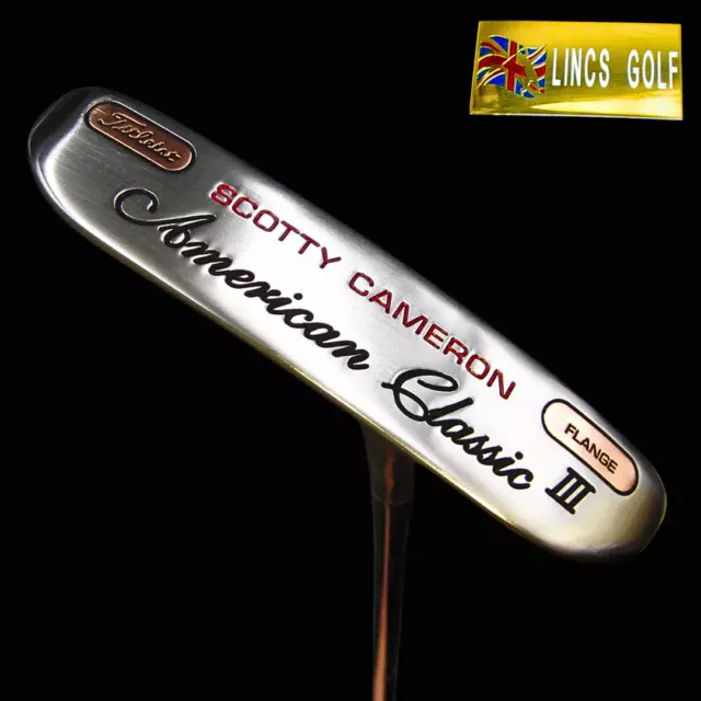 Refurbished Scotty Cameron Titleist American Classic III Putter 89cm Steel Refurbished Scotty Cameron Titleist American Classic III Putter 89cm Steel