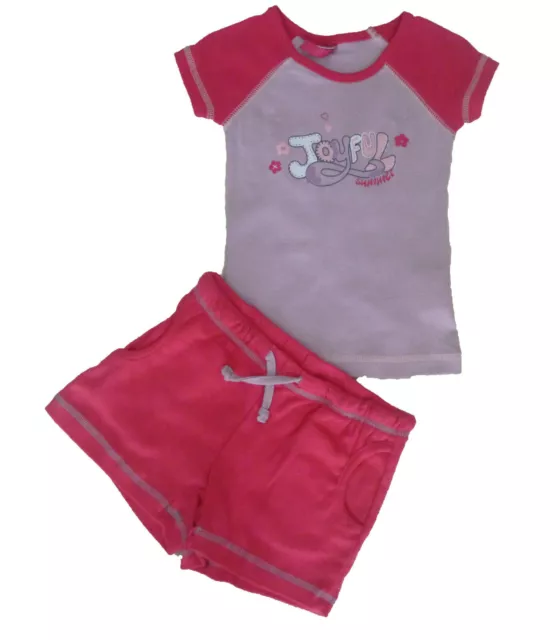 Abiti da ragazza novità, t-shirt e pantaloncini, rosa, 6 anni - 116