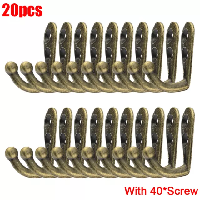 Vintage Rustic Bronze Wall Coat Hooks Hat Hook Rack Hall Tree Restoration