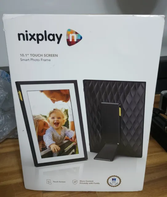 BRAND NEW Nixplay W10P Digital Smart Photo Frame 10.1" Touch Smart Screen LCD