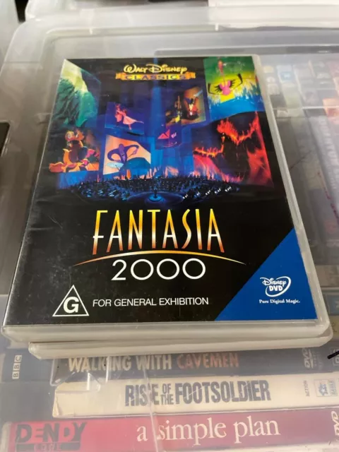 FANTASIA 2000 (DVD, 2000) very good condition dvd region 4 t282 