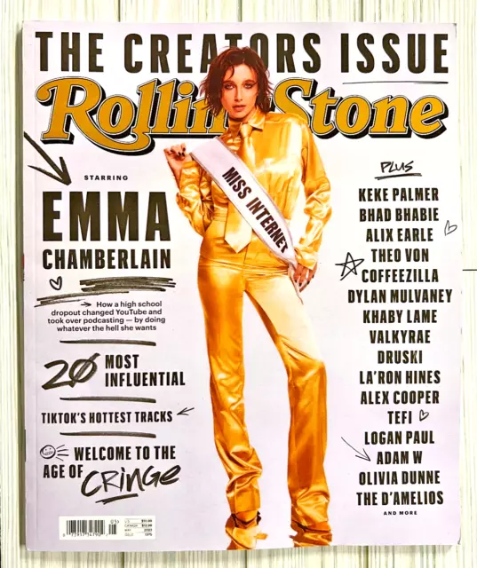 ROLLING STONE MAGAZINE The Creators Issue May 2023 Featuring "Emma