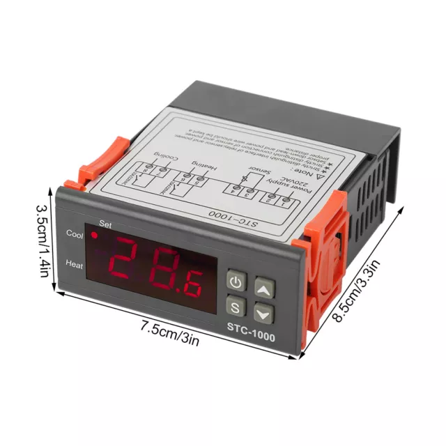 Thermostat Microcomputer Temperature Controller Digital Display Regulator UK