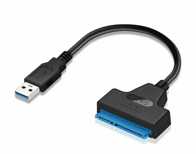 Câble SATA to USB 3.0 Adaptateur 2,5" Convertisseur Connexion Disque Dur Données