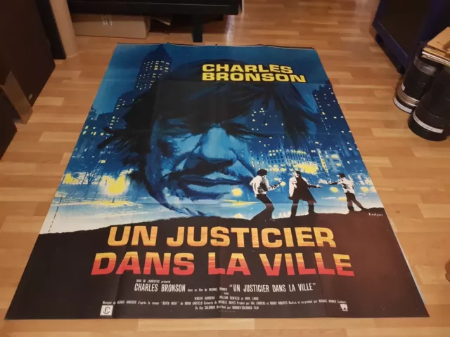 Affiche cinema 120x160 UN JUSTICIER DANS LA VILLE,CHARLES BRONSON