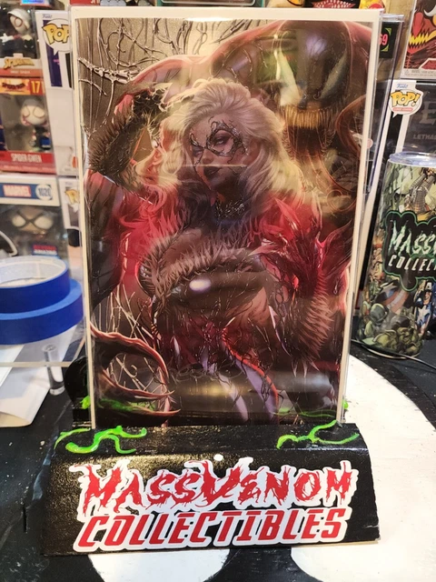 Amazing Spiderman 29 Ariel Diaz 🔥Signed Foil Virgin Variant Nm 2023 Venomized🔥