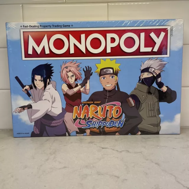 USAopoly Naruto Shippuden Monopoly The Board Game Shone Jump Sealed