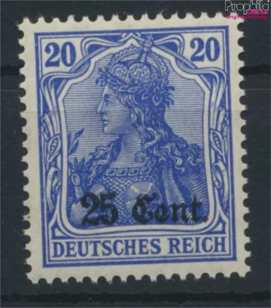 Briefmarken Etappengebiet West 1916 Mi 6a II postfrisch (9774898