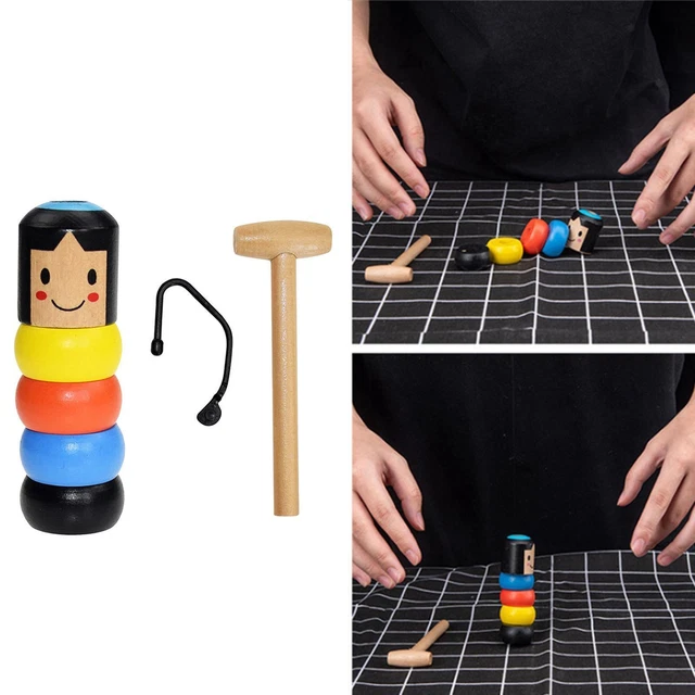 Jouets anciens bois Mikado Acrobate Yoyo Patère Ourson Pin