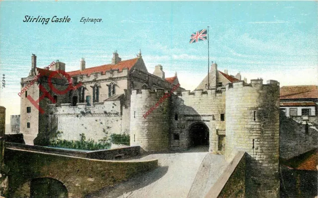 Picture Postcard- Stirling Castle, Entrance