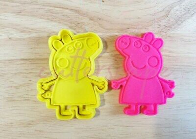 Peppa Pig Inspired Cookie Cutter and Stamp CT09