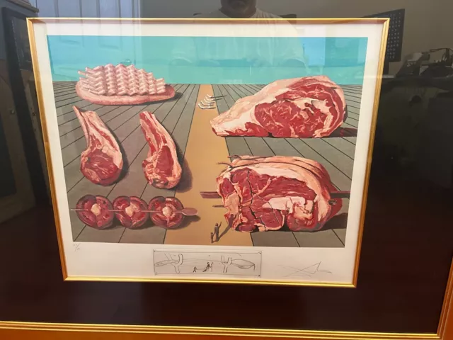 Salvador Dali Diners De Gala or Les Entre-Plats Sodamises Signed Lithograph