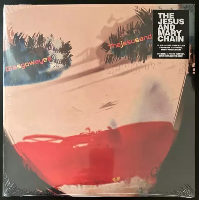 The Jesus And Mary Chain Glasgow Eyes Frosted Clear Vinyl 2Lp Deluxe Limited New