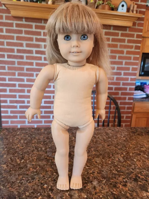 18” American Girl Doll Girl Blonde w/Blue Eyes Pleasant Co TLC