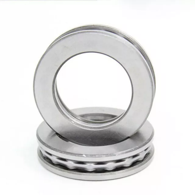 2x Plane Thrust Ball Bearings Grooved Bearings Bore 10mm ~110mm / 51100 to 51322 2