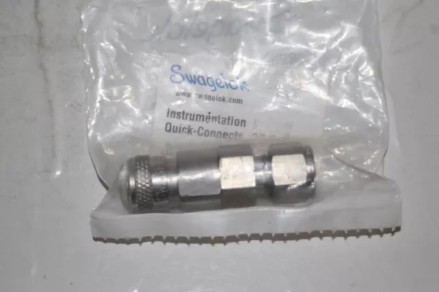 Swagelok 3/8 Tube 316ss Quick Connect Body W/Valve SS-QC6-B-600IS