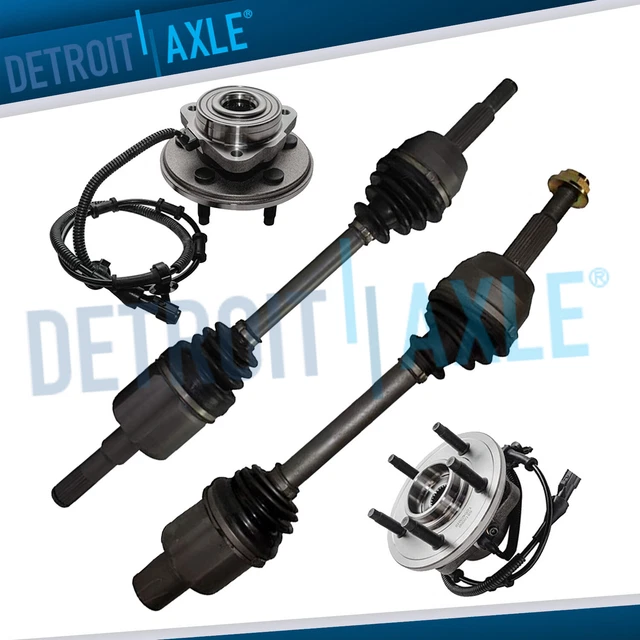 FRONT WHEEL BEARING Hub CV Axle Shaft for 20022005 Ford Explorer