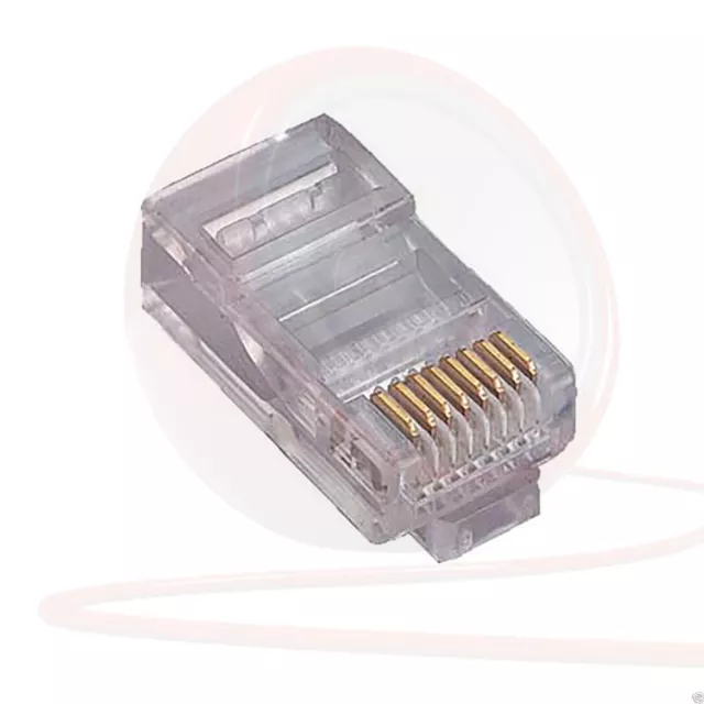 (Paquet De 10) CAT5e RJ45 8 Broche Éthernet Prise, Internet, Réseau Connecteur