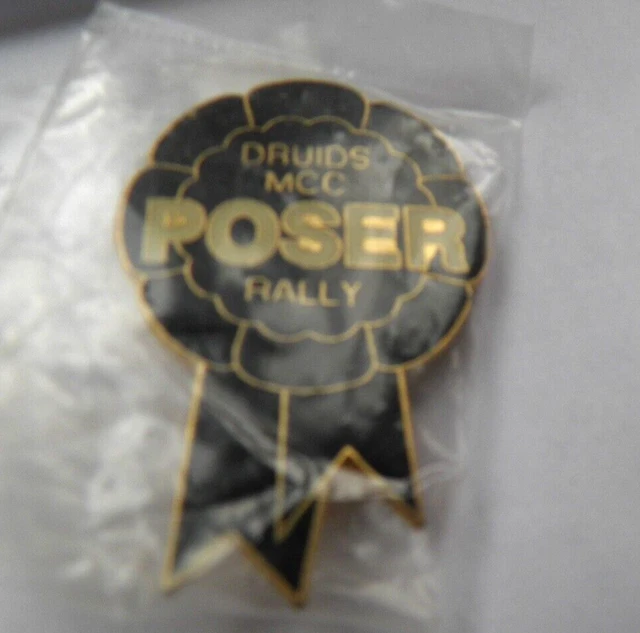 DRUIDS MCC POSER Rally Pin/Badge New in Packaging £7.50 - PicClick UK