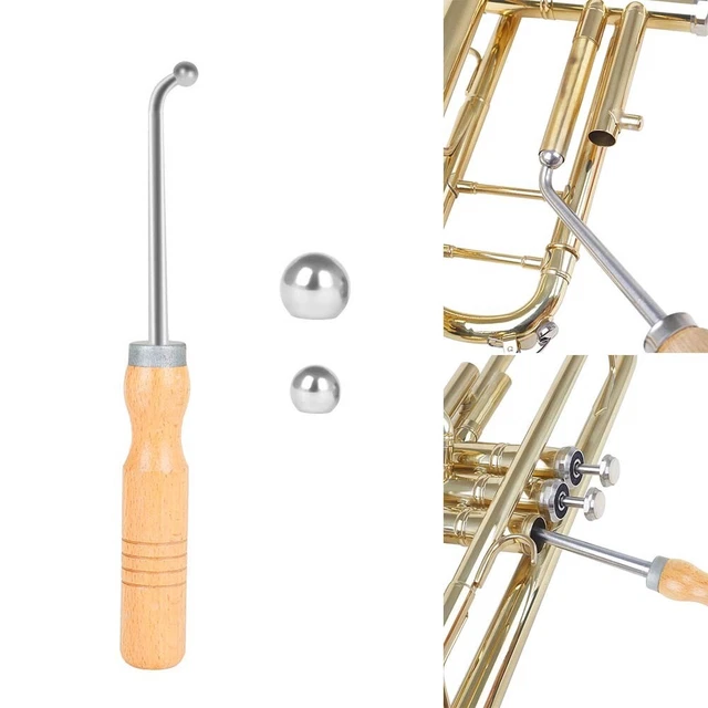 Pratica Riparazione Strumento Tromba Gomito Cura Metallo Sfere Professionale