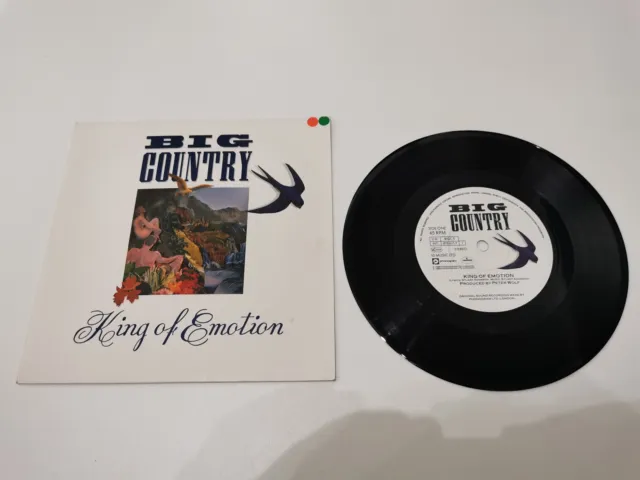 big country king of emotion 7" vinyl record very good condition