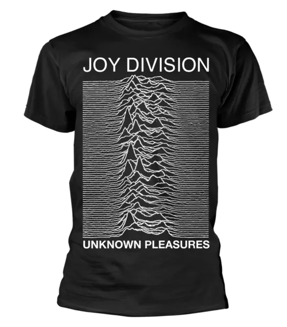 JOY DIVISION - UNKNOWN PLEASURES (BLACK) BLACK T-Shirt Small
