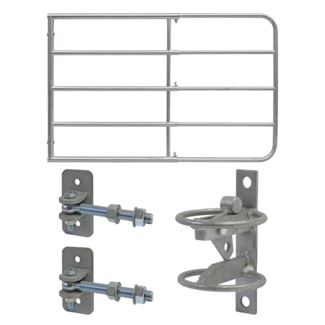 1-6m Höhe 110cm VOSS.farming Weidetor mit Montageset und Schrauben Weidezauntor