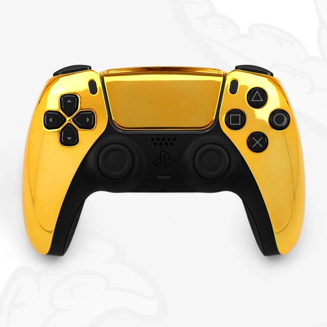Manette ps5 sony dualsense vintage gold ps2 mat