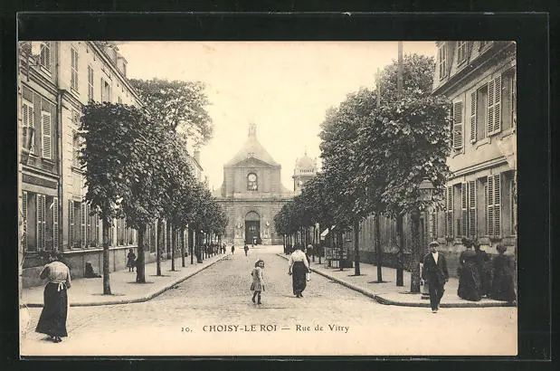 CPA Choisy-le-Roi, Rue de Vitry