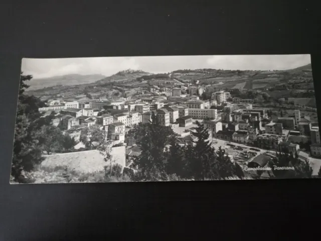 Cartolina. Campobasso. Panorama. Viaggiata. 1963. 21 x 9 cm