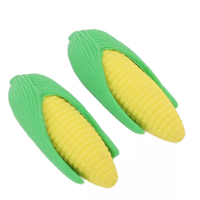 100Pcs Mini Corn Erasers Mini Corn Style Safe Kids Pencil Erasers Supplies Bgs