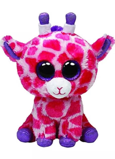 TY Beanie Babies Boo Boos Soft Animal Plush Kids Toy TWIGS THE GIRAFFE 6.6" VGC