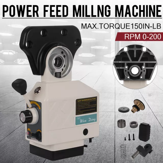POWER FEED XAXIS 150 Lbs Torque for Bridgeport Type Milling Machines 0