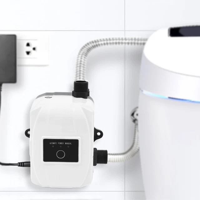 Mini Booster Pump Automatic 150W Portable Boosting Pump With Water Pipe Screw US