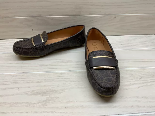 Calvin klein orianna discount buckle loafers