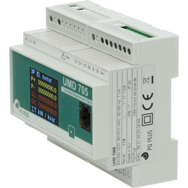 PQ Plus UMD 705E Appareil de mesure numérique pour rail Appareil de mesure
