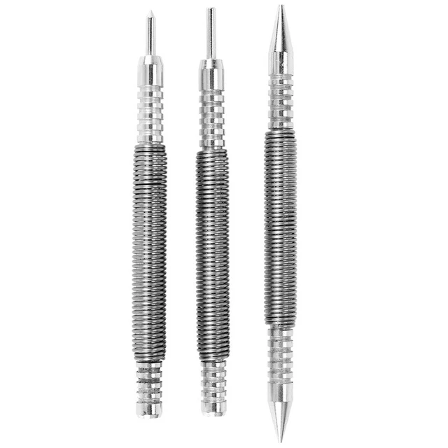 3 pz set unghie e pin cerniera strumento centro punzone molla set unghie caricate per 3906