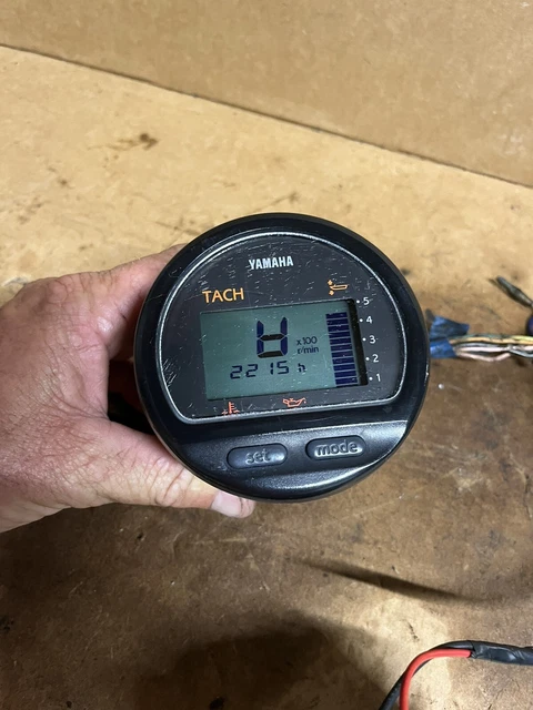 yamaha outboard digital tach gauge