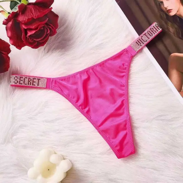 Victoria Secret VERY SEXY Shine Strap Lace or Brazilian Panty or Thong Panty