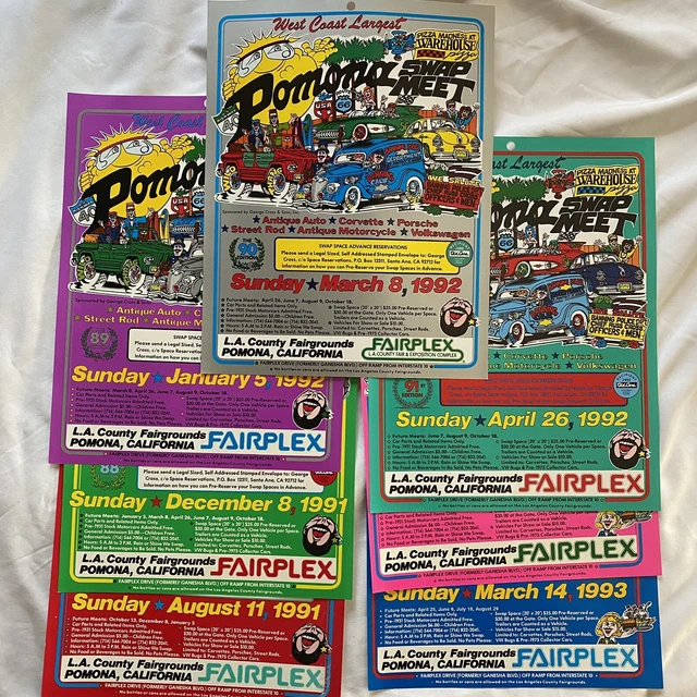 VTG ‘91-‘93 POMONA Swap Meet Fairplex Classic Car Antique Auto Show