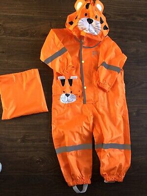 Kids jipili  tiger puddle Suit Boys Girls All in One NEW  M 3/4 years