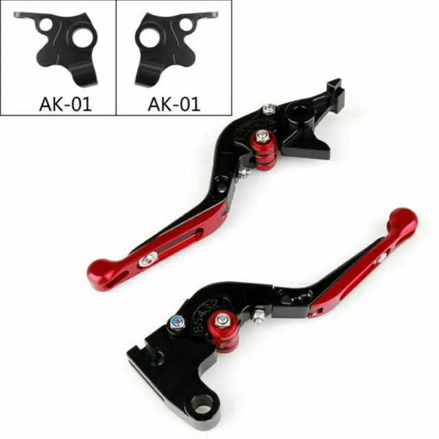 Moto Adjust Folding Extendable Brake Clutch Levers Für KYMCO 17-18 AK550 Red