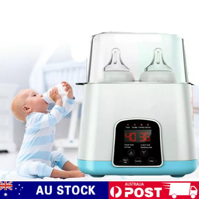 5 in 1 Electric Baby Bottle Milk Warmer Steam Sterilizer Heater Machine W/ Timer
