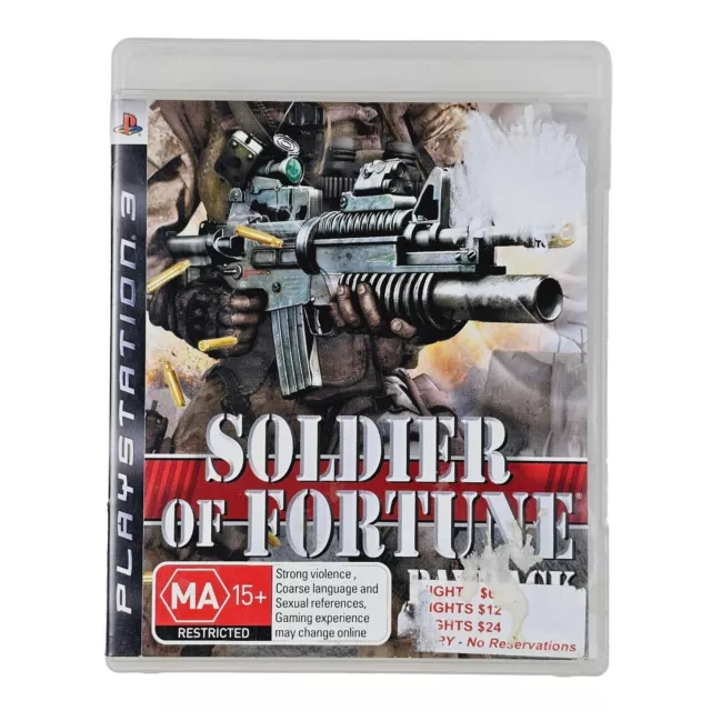 Soldier Of Fortune Payback Game for Sony PS3 PlayStation 3 2007